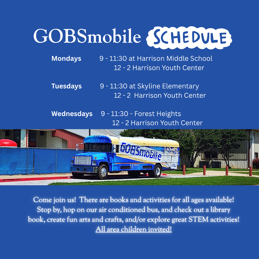 Gobsmobile June Schedule (listed in post)