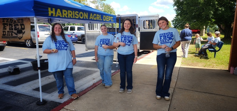 Harrison High School Agri. team members