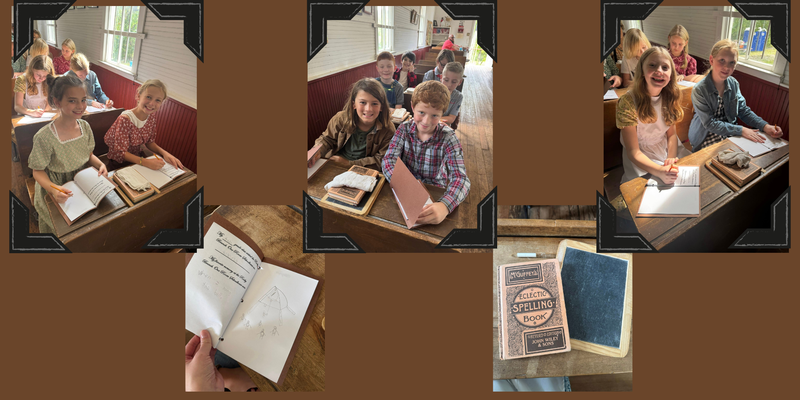 students in the Rocky Branch schoolroom