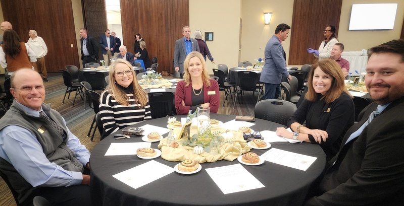 Harrison Schools team members at luncheon