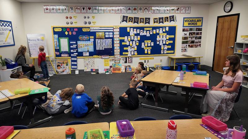 students in classroom