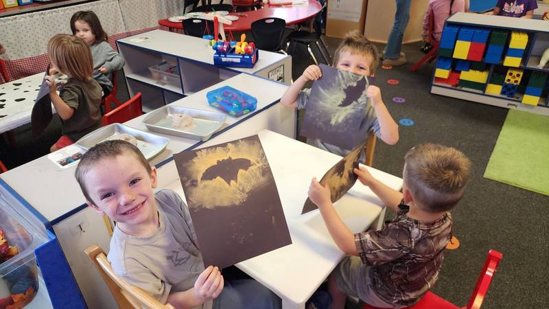 6th graders teaching preschool students