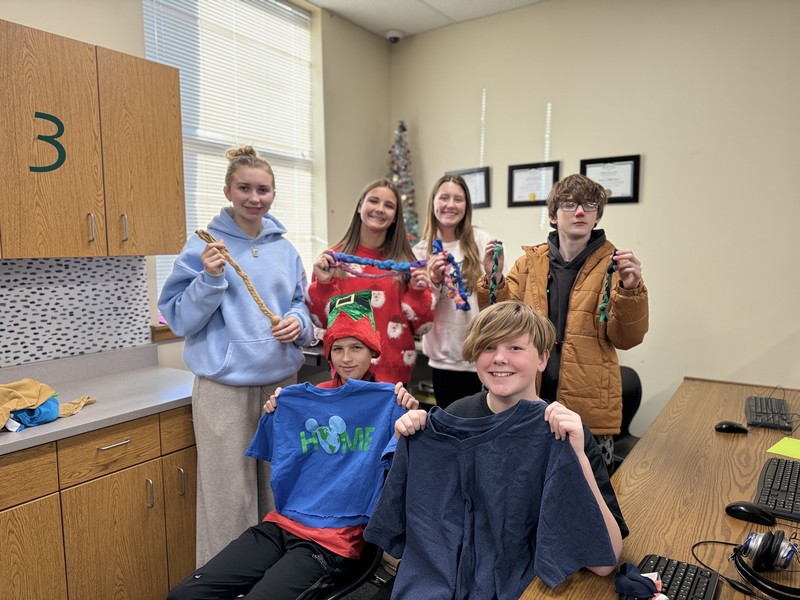 students with t-shirts
