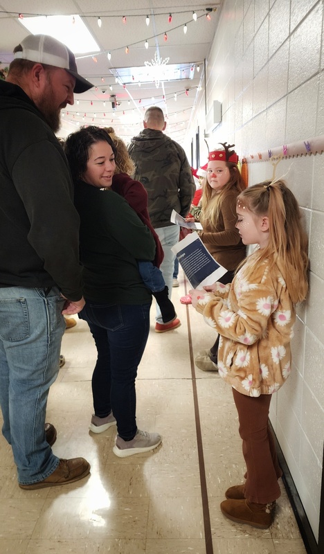 students performing at wax museum
