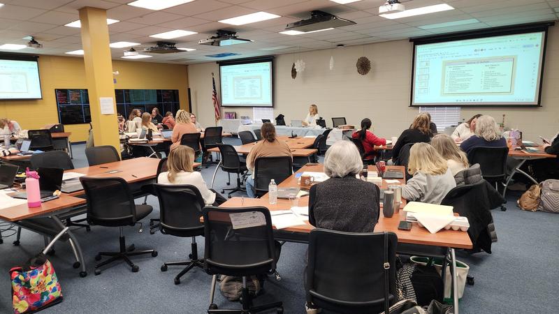 Teachers at Harrison Professional Development center