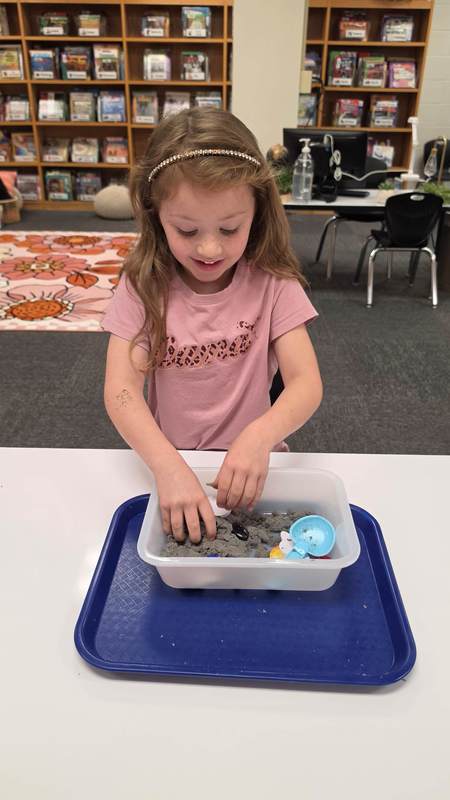 students participating in learning stations