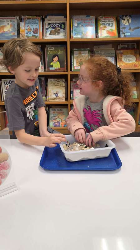 students participating in learning stations