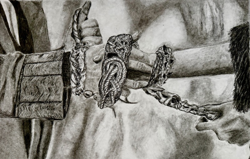 student artwork - pencil drawing