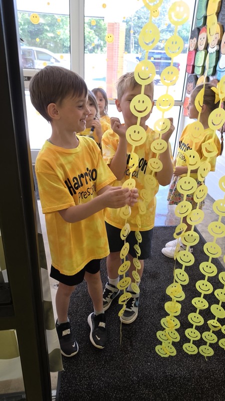 Students in entry way