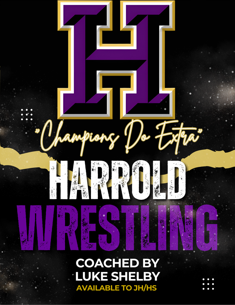 Harrold ISD Wrestling Coached by Luke Shelby
