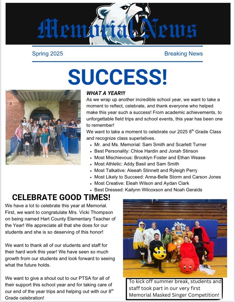 Spring Newsletter