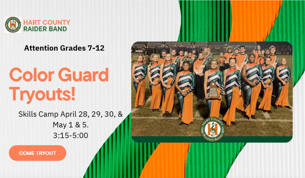 color guard tryouts