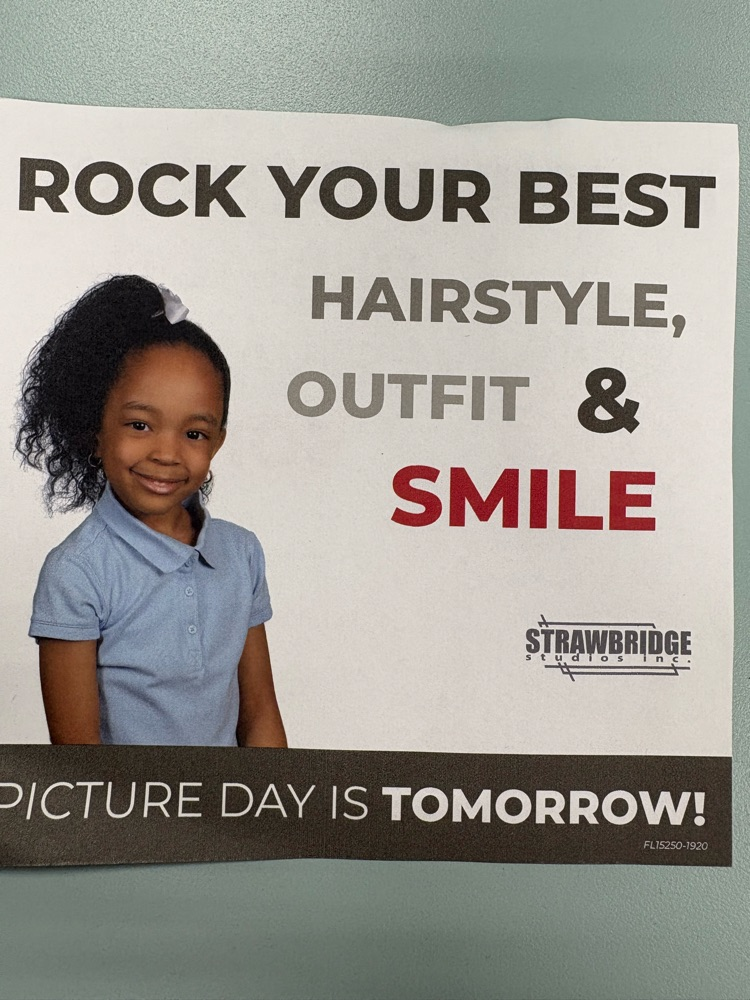 Picture Day - Tomorrow 