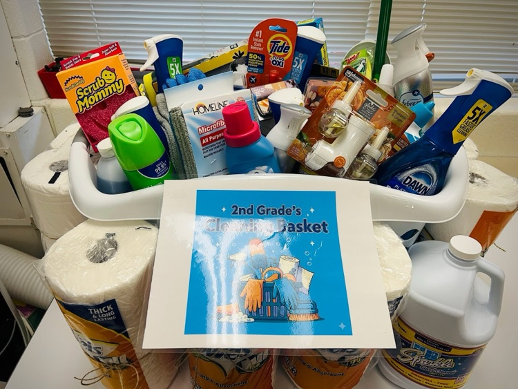 Mrs. England's 2nd Grade Class Cleaning Basket