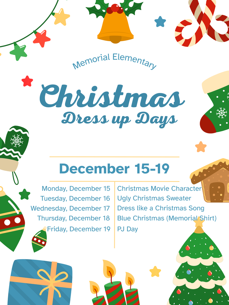Christmas Dress Up Days