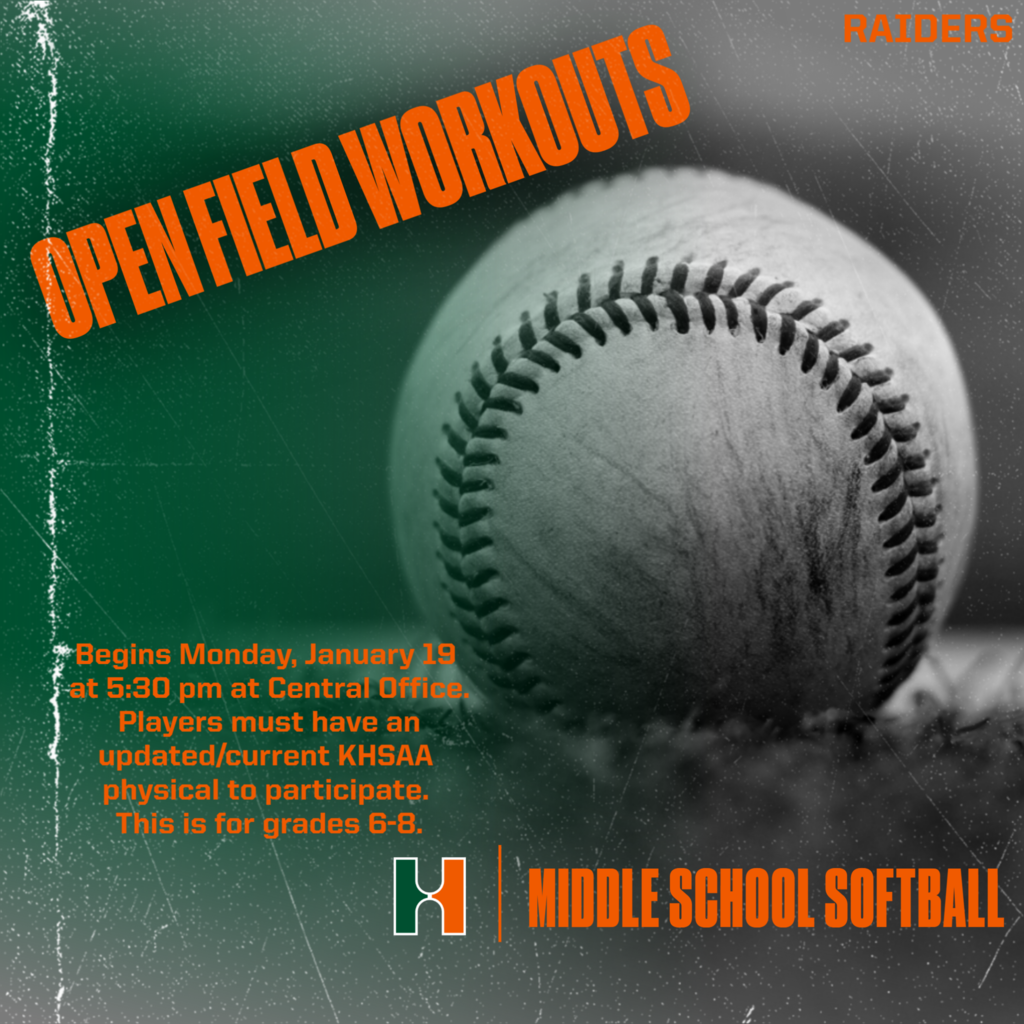 MS Softball Open Field Workouts