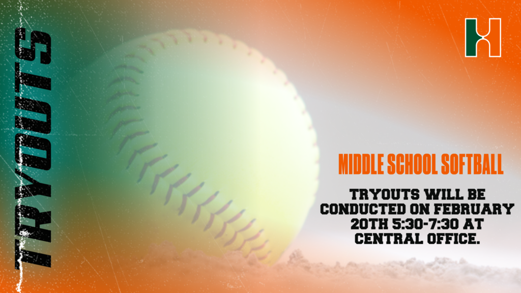 Middle School Softball Tryouts