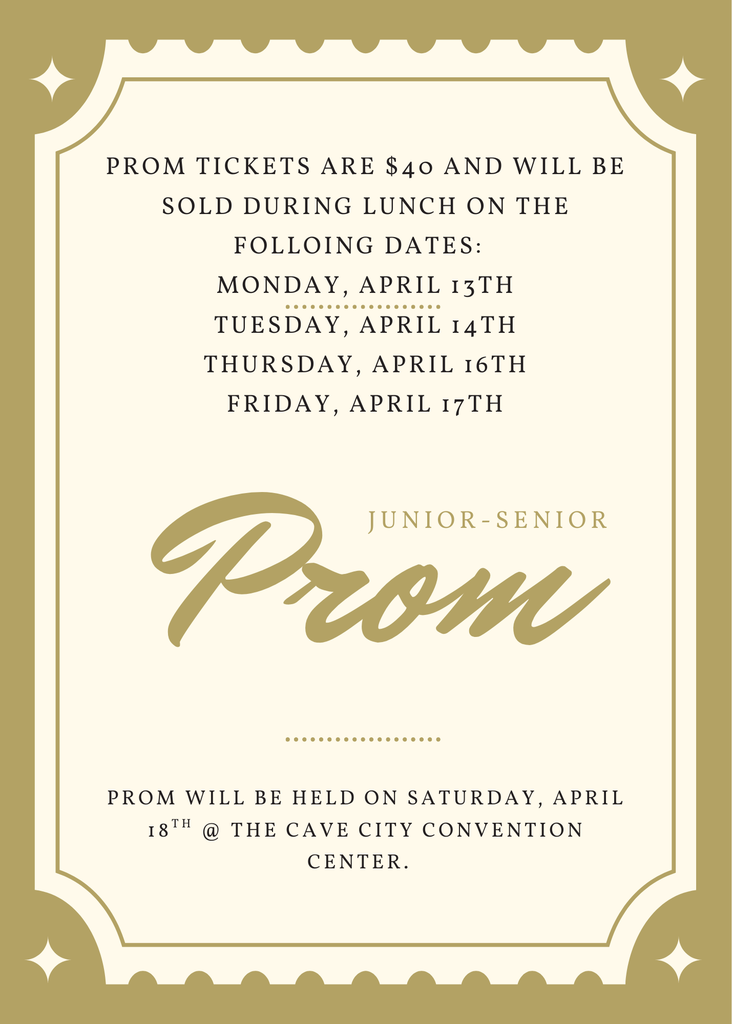 Prom Tickets