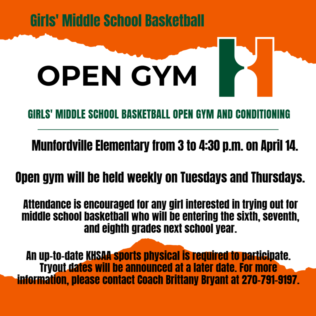 Girls' Middle School Basketball Open Gym