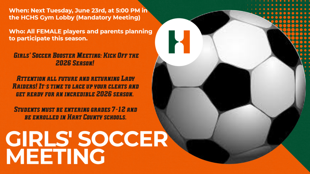 2026 Girls' Soccer Season Meeting