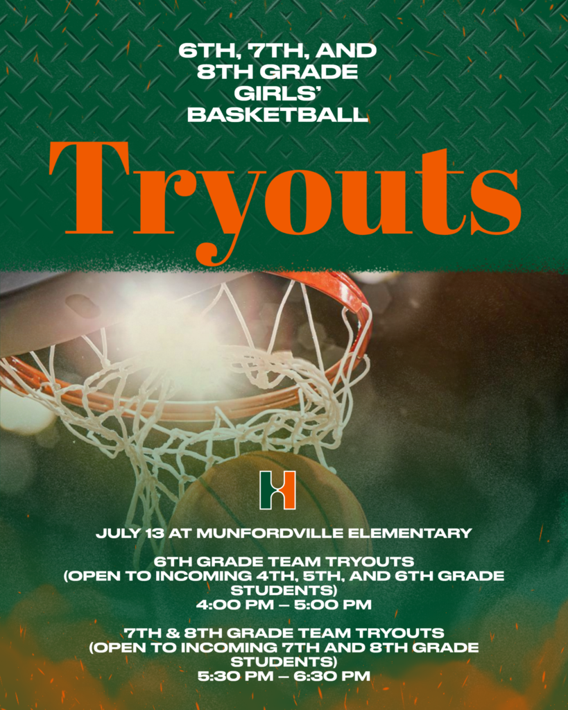Middle School Girls' Tryouts