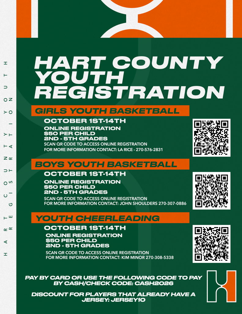 Youth Basketball & Cheerleading Registration