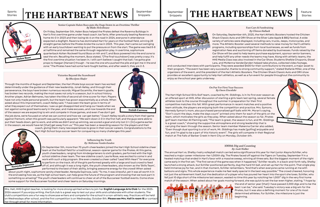Hartbeat News - September Snippets