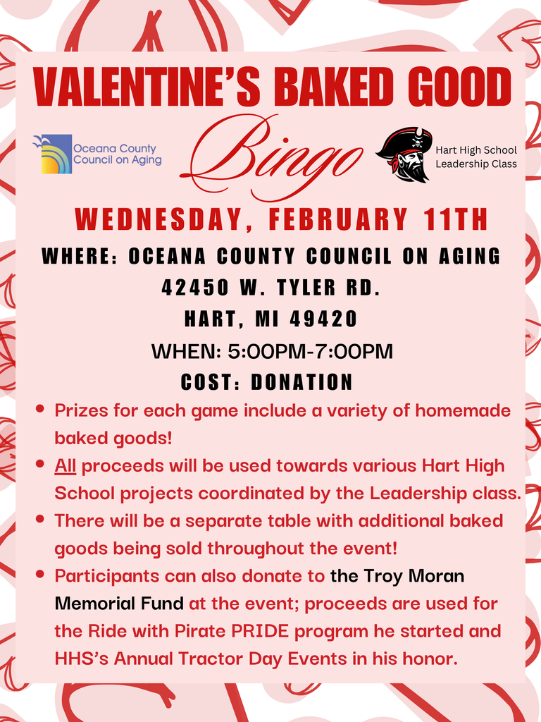 Baked Goods BINGO Flier