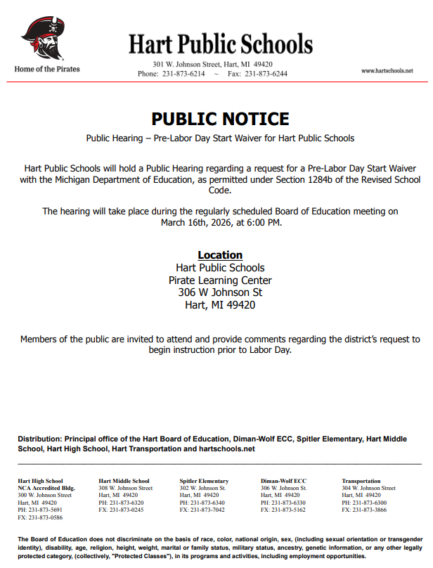 Public Notice HPS