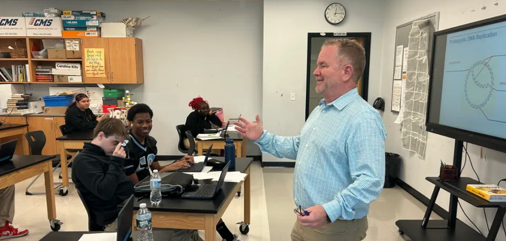 University High School of Science and Engineering Principal Sean Tomany