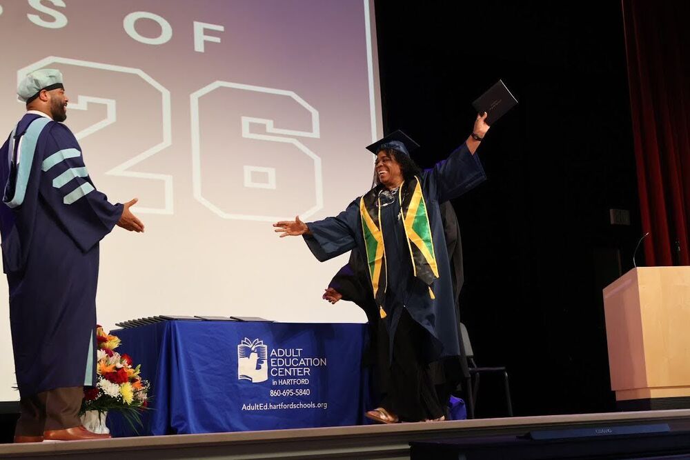 Dr Townsel and Adult Ed Grad 2026