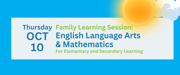 Family Learning Session October 10 image