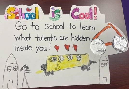 School is Cool contest winning artwork