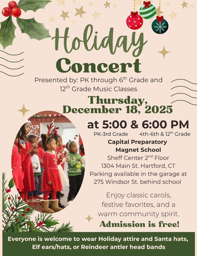 Holiday Concert Flyer 2025