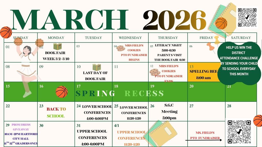 March calendar 26