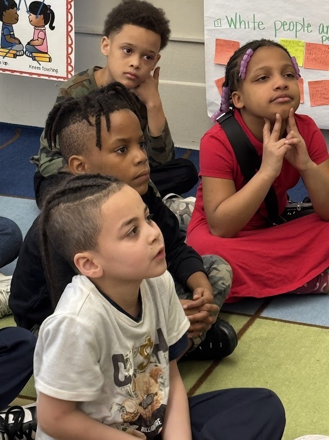 Dr. Townsel Reads to Ms. Albee's 2nd Grade Wish School Class