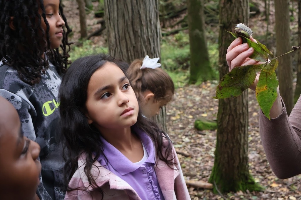 Students at Nature Center