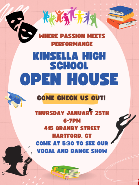Kinsella High School Open House Flyer