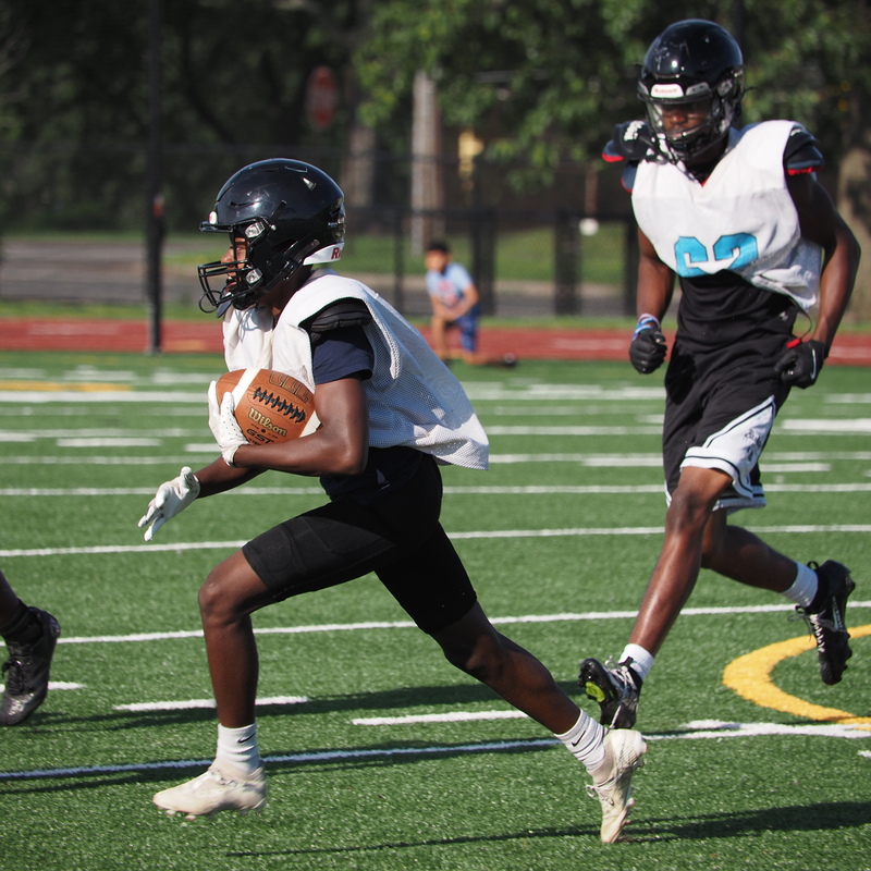Football practice SMSA Bulkeley University