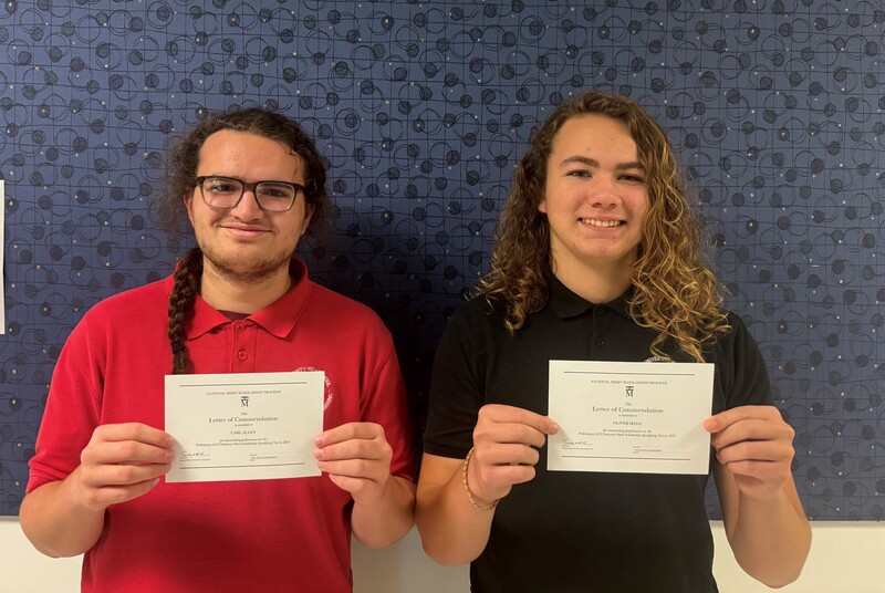 UHSSE Students National Merit Letters of Commendation