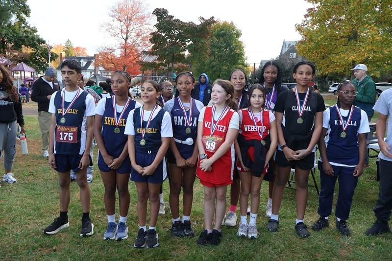 Middle school cross country girls top ten 2026