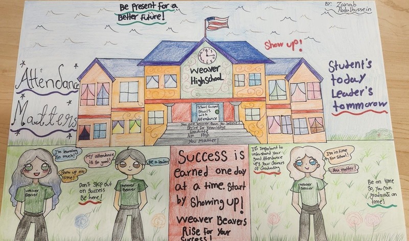 Arts for Attendance Poster 2025  Winner