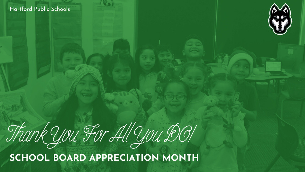 image of redwood students gathered together. school board appreciation month photo