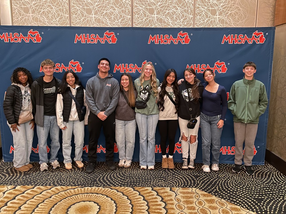 Pictured from left to right: Taliyah Mendoza, Aiden McDonald, Arely Ruiz-Garcia, Mason Mireles, Mackenzie Mireles, Kensley Kronewetter, Carlinda Banda, Rebecca Johnson, Ava Mireles, and Mason Whitman.