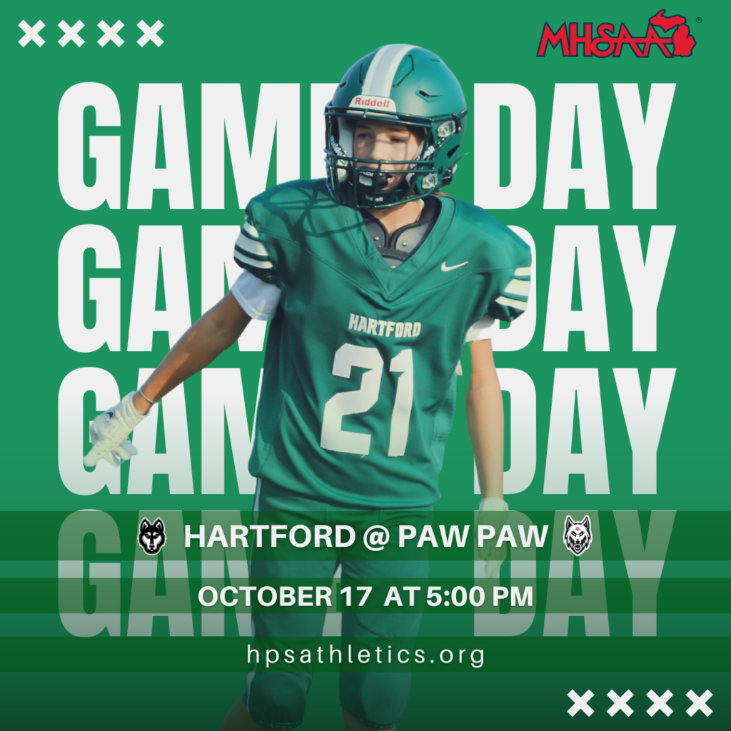 JV Football travels to Paw Paw tonight with a 5:00PM kickoff! Go Huskies! 💚🏈