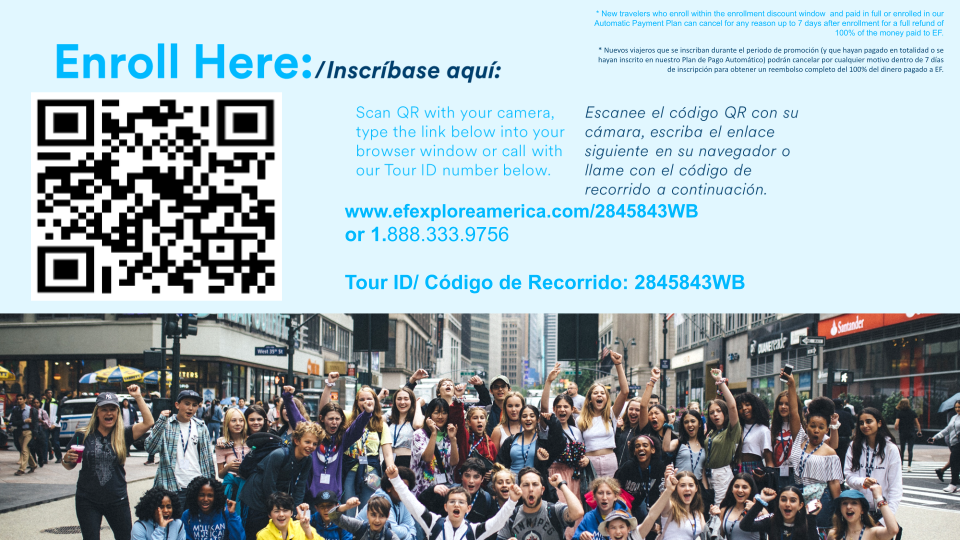 enrollment for dc trip