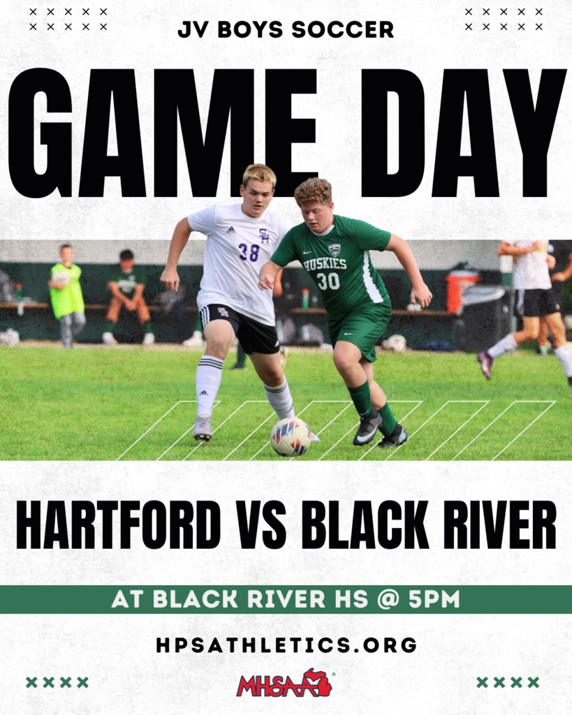 HPS Athletics (9/23/25): ⚽️JV Boys Soccer @ Black River - AWAY @ 5PM 🏐Varsity Volleyball vs Comstock - HOME @ 5:30PM