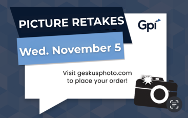 picture retakes wednesday november 5th visit geskusphoto.com to place your order