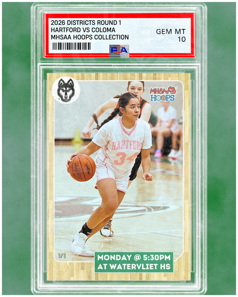 2026 Districts round 1 hartford vs coloma. monday @ 5:30pm at watervliet hs