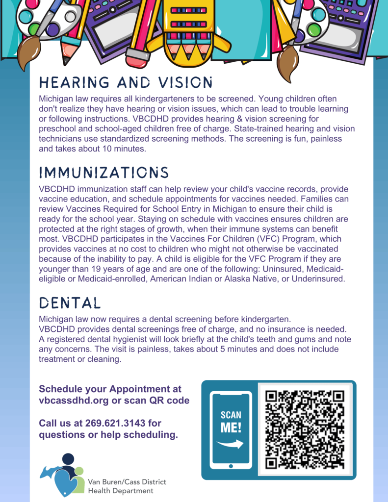 FREE Kindergarten Readiness Screenings Information